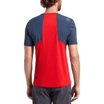 Tricou cu mânecă scurtă La Sportiva RIDGE T-SHIRT Men Night Sky/Mountain Red