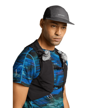 Capac Icebreaker Unisex Shell+™ Cotton Windbreaker 5 Panel Cap OBSIDIAN/BLACK/CB