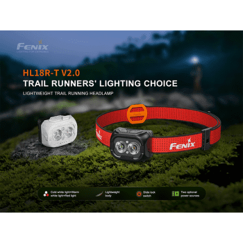 Lampă frontală Fenix Rechargeable Headlamp HL18R-T V2.0 Black