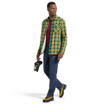Cămașă cu mânecă lungă La Sportiva RAMBLER LINED FLANNEL SHIRT MEN Onyx/Chalk
