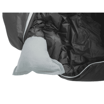 Sac de dormit Grüezi bag Synpod Fusion Zero 185 Dark Asphalt