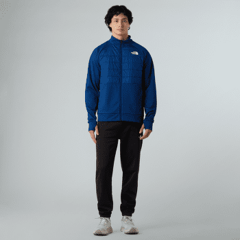 Jachetă The North Face REAXION 2.0 FLEECE HYBRID FULL ZIP JACKET Men TNF BLACK HEATHER