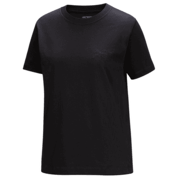 Tricou cu mânecă scurtă Arcteryx Kragg Cotton Little Bird Crew SS Women Black/Black