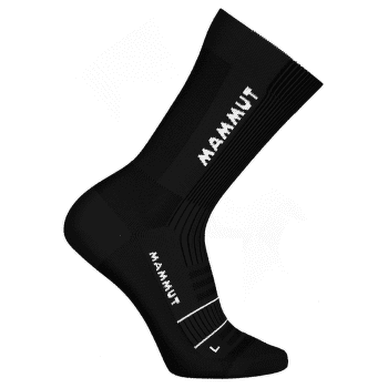 Șosete Mammut TRAIL RUNNING TARGETED CUSHION CREW SOCKS black-white 0047