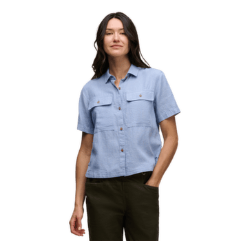Cămașă cu mânecă scurtă Black Diamond Scenic Route SS Shirt Women Clean Blue-Fog Blue