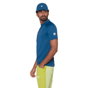 Tricou cu mânecă scurtă Mammut DUCAN FL HALF ZIP T-SHIRT MEN 50665 tschiel