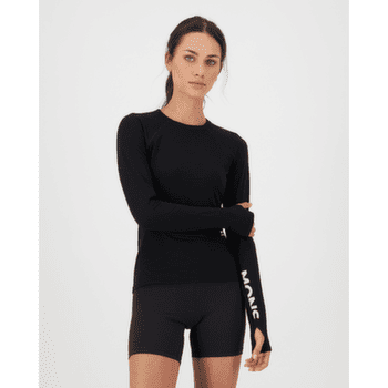 Tricou cu mânecă lungă Mons Royale Bella Merino Long Sleeve Women Black