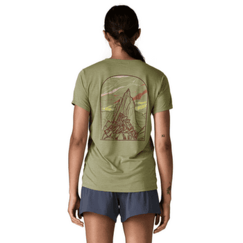 Tricou cu mânecă scurtă Patagonia Cap Cool Daily Shirt - Cloud Crag Women Quiet Violet