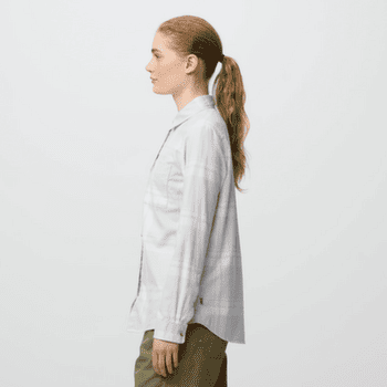 Cămașă cu mânecă lungă Fjällräven ÖVIK LITE FLANNEL SHIRT WOMEN Lavender Mist-Eggshell