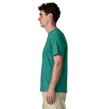 Tricou cu mânecă scurtă Patagonia P-6 Logo T-Shirt Men Undyed Natural