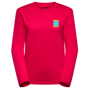 Tricou cu mânecă lungă La Sportiva MOON CLIMB LONG SLEEVE WOMEN Azalea/Redwood