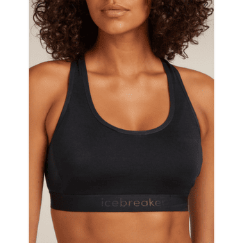 Sutien Icebreaker Merino 125 ZoneKnit Racerback Bra Women Black