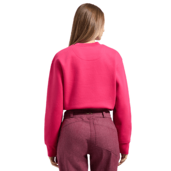Hanorac La Sportiva HERITAGE LOGO CROP SWEATER Women Limestone/Night Sky