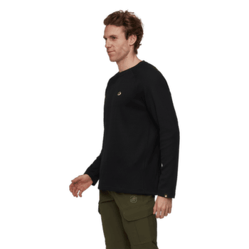 Tricou cu mânecă lungă Mammut Waffle Longsleeve black 0001
