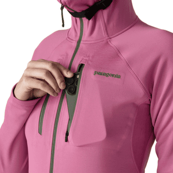 Jachetă Patagonia R1 Ultralight Hoody Women Faded Magenta