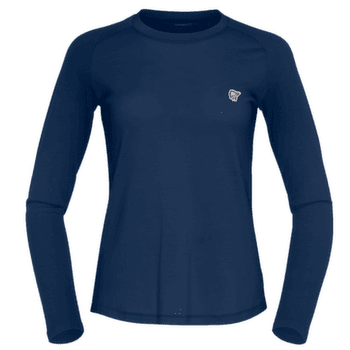 Tricou cu mânecă lungă Norrona femund pureUll Long Sleeve Women Indigo Night