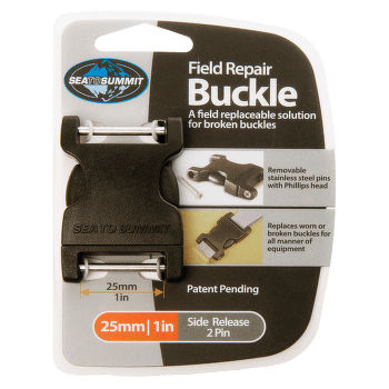 Cataramă Sea to Summit Side Release 2 Pin 25 mm Black