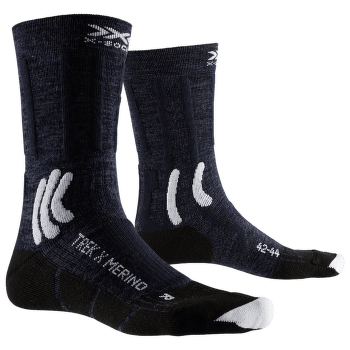 Șosete X-Bionic Trek X Merino Socks Midnight Blue/Arctic White