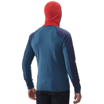 Jachetă Millet Trilogy Hybrid Alpha Hoodie Men NOIR/ACID GREEN