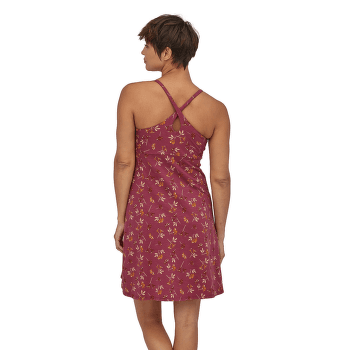 Rochie Patagonia Amber Dawn Dress Women Future Flowers: Faded Magenta