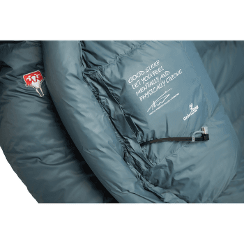 Sac de dormit Grüezi bag Biopod Down Hybrid Ice Cold Platin Grey