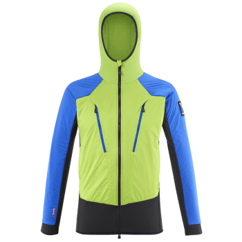 Jachetă Millet Trilogy Hybrid Alpha Hoodie Men NOIR/ACID GREEN