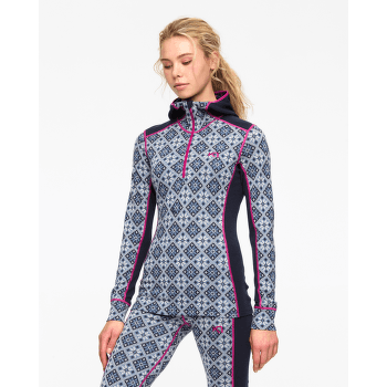 Tricou cu mânecă lungă Kari Traa Rose Hood ROY/DARK NAVY BLUE