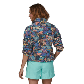 Hanorac Patagonia Lightweight Synch Snap-T Pulover Women Kaleido: Black