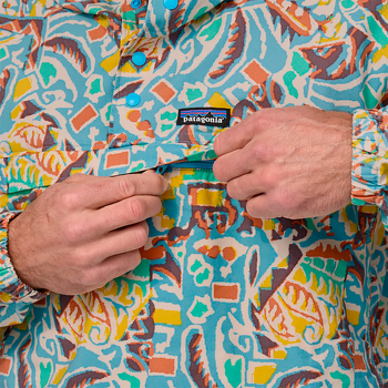 Jachetă Patagonia Funhoggers Anorak Quilty Fitz: Heartleaf Green