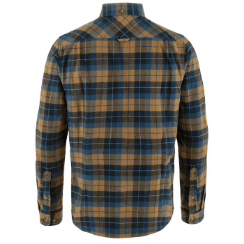 Cămașă cu mânecă lungă Fjällräven Singi Heavy Flannel Shirt Men Dark Navy-Buckwheat Brown