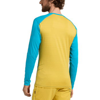 Tricou cu mânecă lungă La Sportiva TOUR LONG SLEEVE Men Carbon/Cherry Tomato