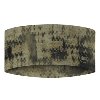 Bandă pentru cap Buff Coolnet UV Wide Headband RESCA TUNDRA KHAKI
