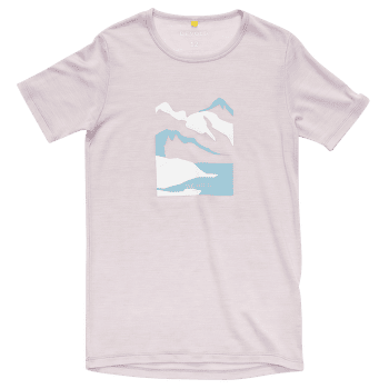 Tricou cu mânecă scurtă Devold Molnes Merino Tee Junior 167A ORCHID