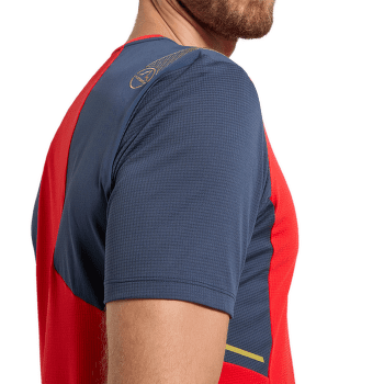 Tricou cu mânecă scurtă La Sportiva RIDGE T-SHIRT Men Night Sky/Mountain Red