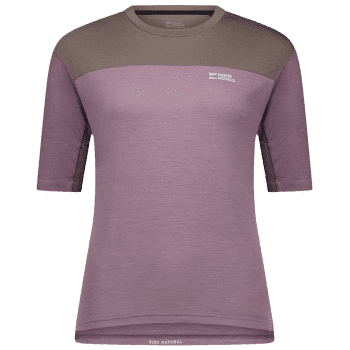 Tricou cu mânecă scurtă Mons Royale Diversion Merino Bike Jersey Short Sleeve Mauve / Iron