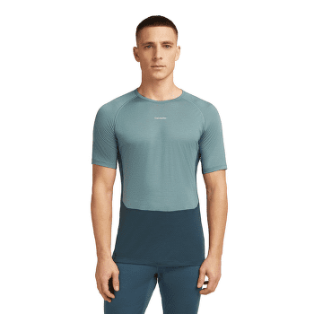 Tricou cu mânecă scurtă Icebreaker Merino Blend 125 ZoneKnit™ SS Crewe Men BLACK