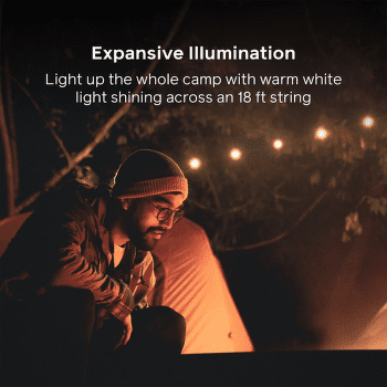 Lanterna BioLite Solar String 18’ Warm White