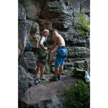 Șaua Rock Empire 3B Slight černá_světle zelená