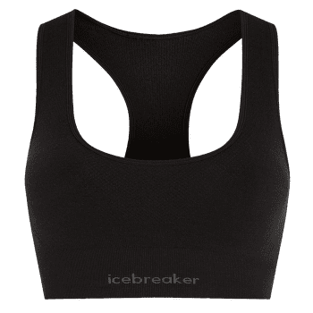 Sutien Icebreaker Merino Seamless Active Bra Women BLACK
