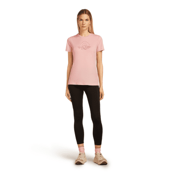 Tricou cu mânecă scurtă Icebreaker Merino 150 Tech Lite SS Tee Sunrise Summit Women BLUSH