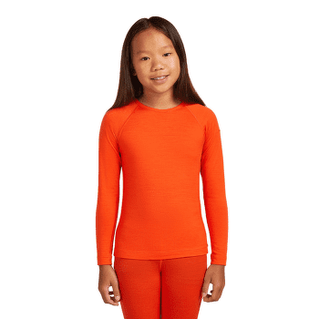 Tricou cu mânecă lungă Icebreaker Oasis LS Crewe Kids PINK QUARTZ