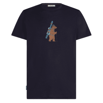 Tricou cu mânecă scurtă Icebreaker Merino 150 Tech Lite SS Tee Bear Tour Men Midnight Navy