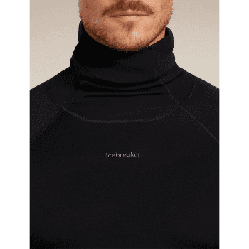 Hanorac Icebreaker 300 MerinoFine™ Polar LS Roll Neck Men Black