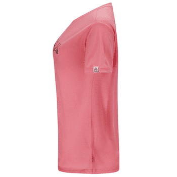 Tricou cu mânecă scurtă Aclima LightWool Tee Logo Women Sun Kissed Coral