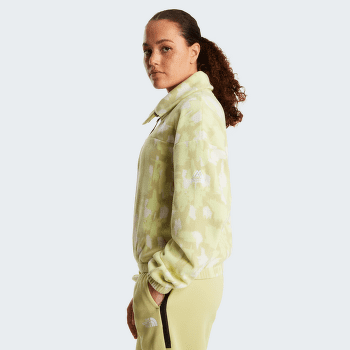Hanorac The North Face MOUNTAIN ATHLETICS FLEECE 1/4 ZIP-PRIN Women MKO LEMON MIST PAINTED MOUNTAINS PRINT