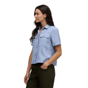 Cămașă cu mânecă scurtă Black Diamond Scenic Route SS Shirt Women Clean Blue-Fog Blue