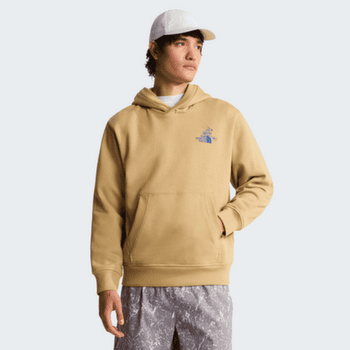Hanorac The North Face U Mountain Celebration Relaxed Hoodie-Graphic Men Khaki Stone