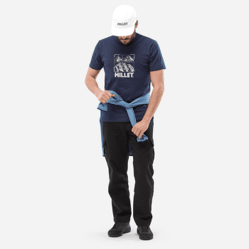 Tricou cu mânecă scurtă Millet CHAMONIX LOGO TS SS Men SAPHIR NEW