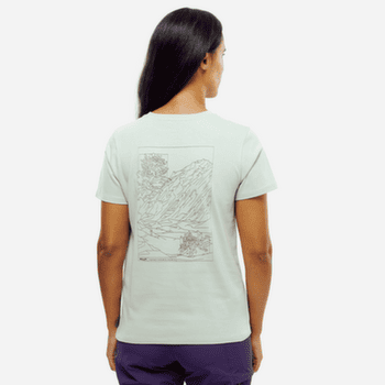 Tricou cu mânecă scurtă Millet CIMAI COLLAB TS SS Women SEAWEED