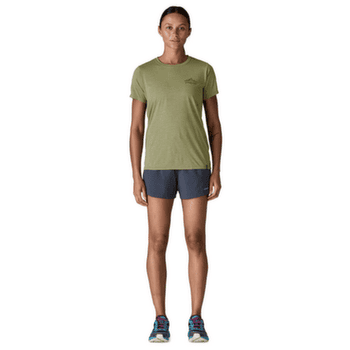 Tricou cu mânecă scurtă Patagonia Cap Cool Daily Shirt - Cloud Crag Women Quiet Violet